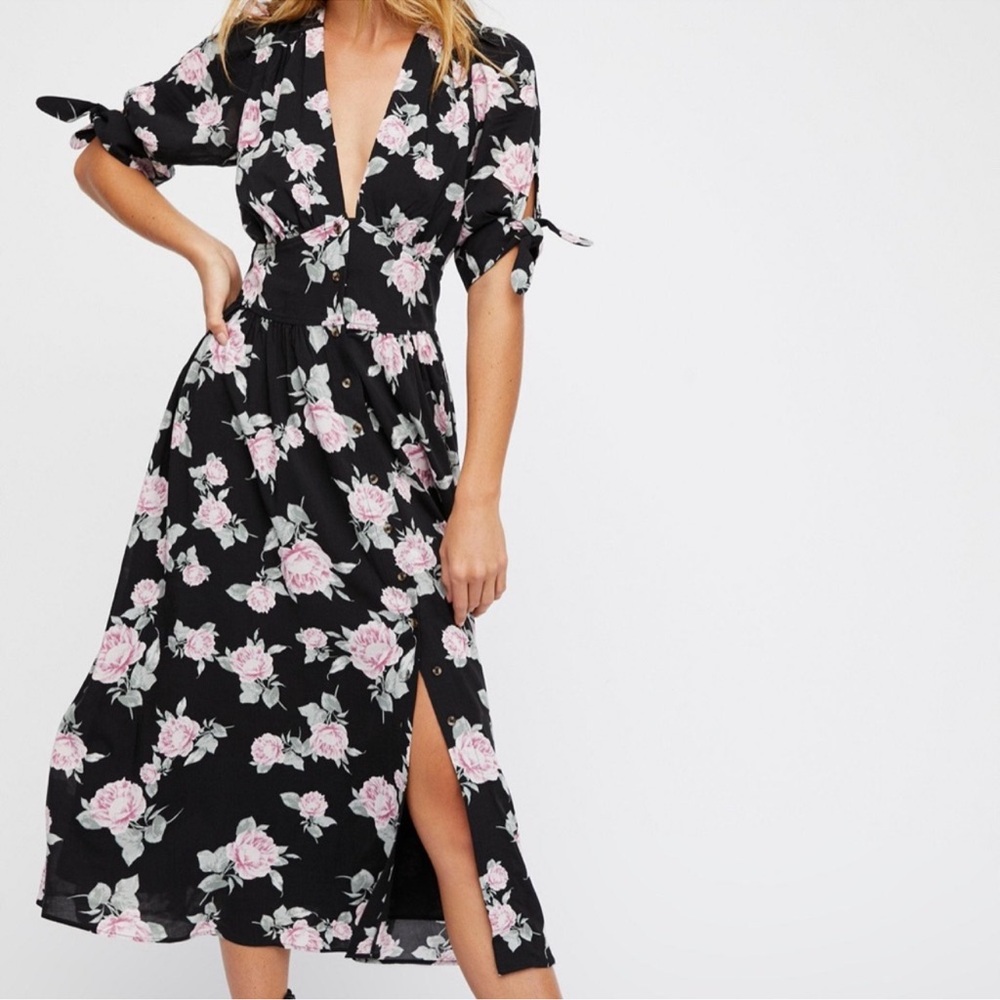 Free People Love of my Life midi dress Size XS